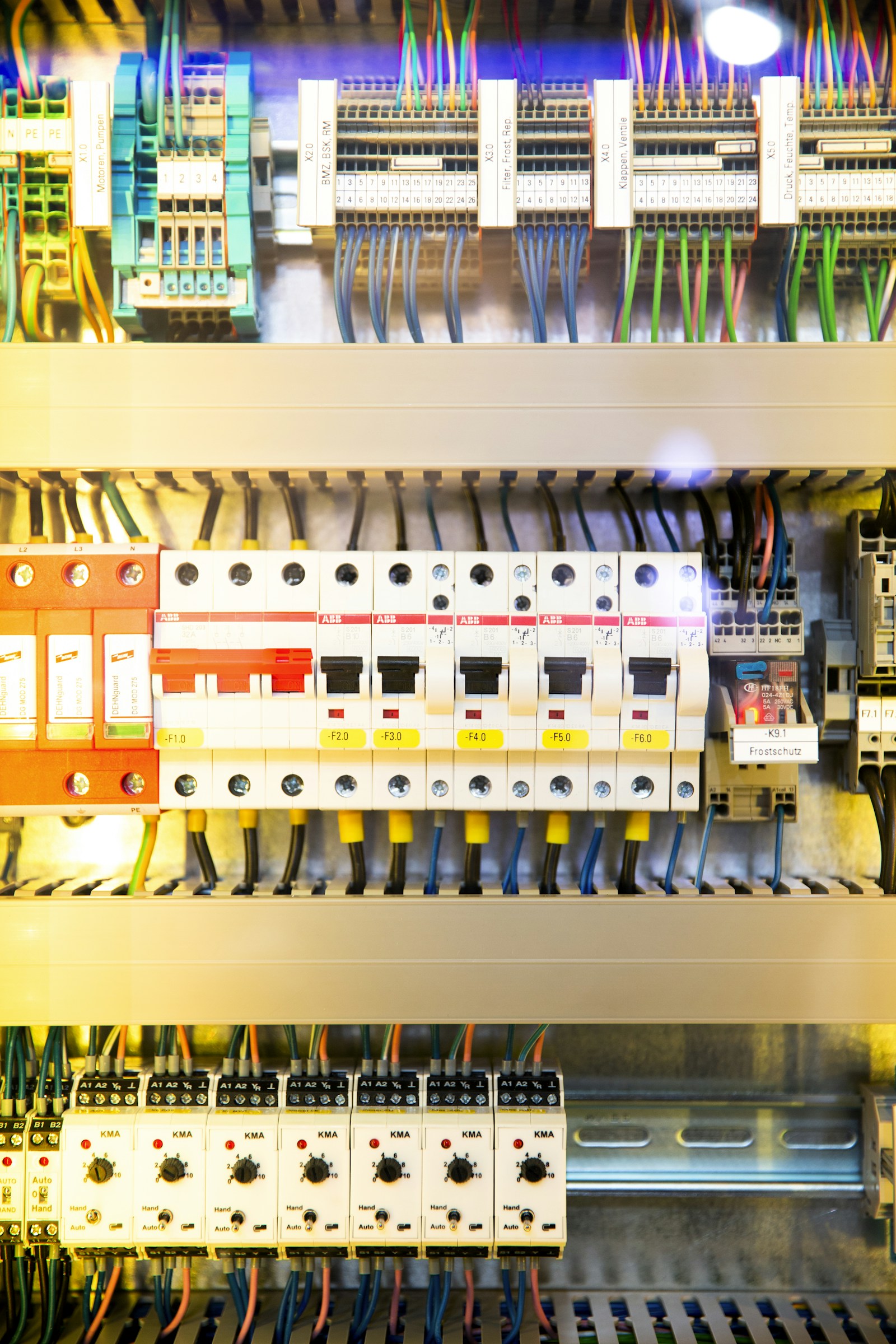 Nowoczesna rozdzielnia elektryczna - profesjonalna instalacja